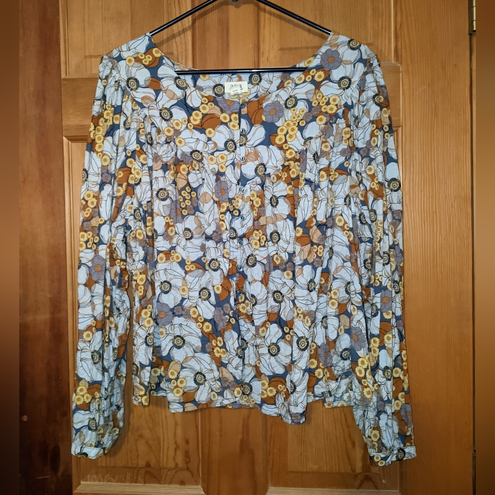 Ana Women's 1X flowy blouse